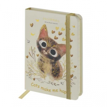 Записная книжка А6 100л на резинке Bruno Visconti MEGAPOLIS JOURNAL.LOVE ME в линейку арт.3-478/13