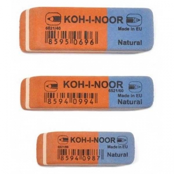 Ластик KOH-I-NOOR BLUE STAR(6521) 40шт. в коробке арт.6521/40