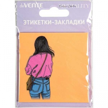 Клейкая бумага д/заметок deVENTE (76*76) 50л, Mentality Sparkle персиковая арт.2011440 Клейкая бумага д/заметок deVENTE (76*76) 50л, Mentality Sparkle персиковая арт.2011440
