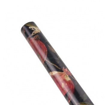 Бумага подарочная 70*100см,  Bruno Visconti FLORA.ГРАНАТ в рулонах, 80 г/м2, 1 лист  арт.2-811/06