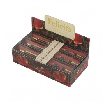 Ручка Bruno Visconti  Felicita.FLORA.ГРАНАТ шарик.автомат.в картон.футляре,0.7мм,синяя,метал.корпус арт.20-0263/25 Ручка Bruno Visconti  Felicita.FLORA.ГРАНАТ шарик.автомат.в картон.футляре,0.7мм,синяя,метал.корпус арт.20-0263/25