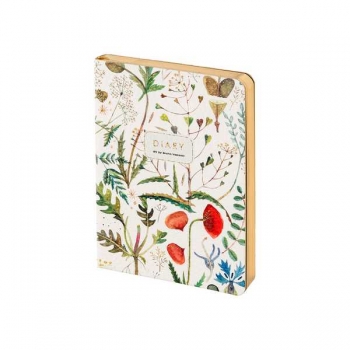 Ежедневник А6+ 106*148 мм, недатир. Bruno Visconti  FLORA.Луговые травы 256 стр, гибк.обл, золотой срез арт.3-742/19 Ежедневник А6+ 106*148 мм, недатир. Bruno Visconti  FLORA.Луговые травы 256 стр, гибк.обл, золотой срез арт.3-742/19