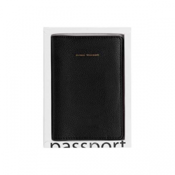 Обложка на паспорт Bruno Visconti, черный, экокожа арт.3-619/01