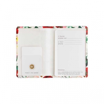 Обложка на паспорт Bruno Visconti FLORA.Пионы, экокожа арт.3-620/02