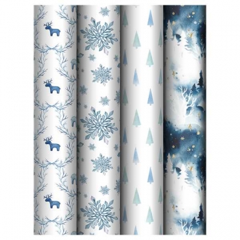 Бумага подарочная новогодняя 70*100см, MESHU Christmas toys в рулонах, 80 г/м2, 1 лист, асс-ти арт.MS_66820 Бумага подарочная новогодняя 70*100см, MESHU Christmas toys в рулонах, 80 г/м2, 1 лист, асс-ти арт.MS_66820