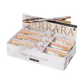 Ручка Bruno Visconti  Felicita.CARRARA шарик.автомат.в картон.футляре,0.7мм,синяя,метал.корпус арт.20-0263/26 Ручка Bruno Visconti  Felicita.CARRARA шарик.автомат.в картон.футляре,0.7мм,синяя,метал.корпус арт.20-0263/26