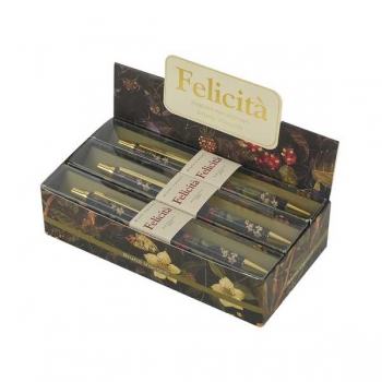 Ручка Bruno Visconti  Felicita.FLORA.ЛЕСНЫЕ ЯГОДЫ шарик.автомат.в карт.футляре,0.7мм,синяя,метал.корп. арт.20-0263/28 Ручка Bruno Visconti  Felicita.FLORA.ЛЕСНЫЕ ЯГОДЫ шарик.автомат.в карт.футляре,0.7мм,синяя,метал.корп. арт.20-0263/28