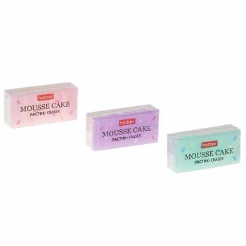 Ластик Hatber Mousse Cake, в картонной дисплей-витрине арт.ER_087015