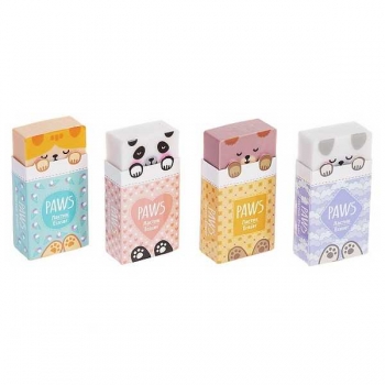 Ластик Hatber Paws, в картонной дисплей-витрине арт.ER_083685