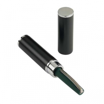 Ручка Bruno Visconti SIENNA шарик.автомат. в круглом тубусе,1.0мм,синяя,зелен.мет.корпус,черный футляр арт.20-0456/02