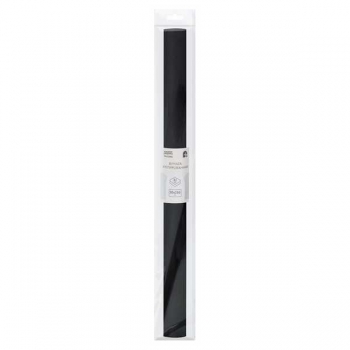 Бумага креповая (гофрированная) для творчества ТРИ СОВЫ, 32 гр/м2, 50*250см в рулоне ЧЕРНАЯ арт.CR_43993