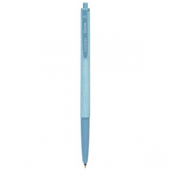 Ручка шариковая автоматическая Hatber Denim, 0.5мм, корпус ассорти, синяя арт.BP_079555