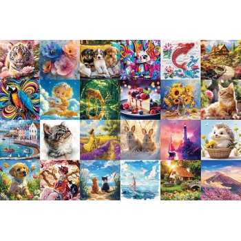 Пазл 120 эл. Hatber Premium СЮРПРИЗ - пожелание, 150х150мм, ассорти арт.120ПЗ5/090244