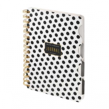 Записная книжка А5 120л на гребне с раздел.Bruno Visconti ART JOURNAL.BLACK WHITE.ГОРОШЕК в кл/лин/точку арт.3-567/14 Записная книжка А5 120л на гребне с раздел.Bruno Visconti ART JOURNAL.BLACK WHITE.ГОРОШЕК в кл/лин/точку арт.3-567/14