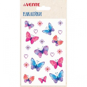Наклейки deVENTE  10*15 см Бабочки, puff, объемные, многоразовые арт.8002476