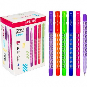 Ручка шариковая deVENTE Rimini 0.7мм, полуролзр. корп., смен.стержень, синяя арт.5073555