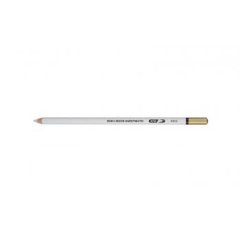 Ластик KOH-I-NOOR в карандаше 6312, затачиваемый, белый деревянный корпус  арт.6312036001TD