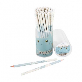 Карандаш Bruno Visconti HB ч/гр. Meow, трехгранный арт.21-0030/84