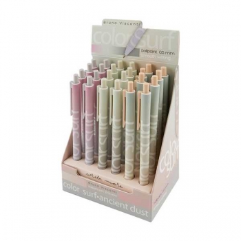 Ручка шариковая автоматическая Bruno Visconti COLORSURF.MORANDI, 0.5мм, синяя, корпус ассорти арт.20-0281/52