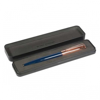 Ручка Bruno Visconti NAPOLI шарик.автом.в Premium футляре,1.0мм,синяя,корпус син.и роз,черный футляр арт.20-0383/01-15