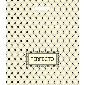 Мешок 48х42см ПВД 90мкм с вырубной ручкой, Перфекто Беж (300)  арт.н00299861