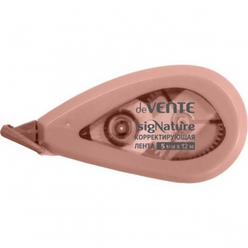 Штрих-корректор в ленте deVENTE 5мм*12м sigNATURE в карт. блистере, ПУДРОВО-РОЗОВЫЙ арт.4062510