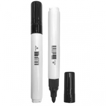 Маркер для белой доски Attomex шир.3,0 мм, круглый корпус, пулевидный наконечник, черный арт.5040509