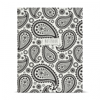 Тетрадь А5 80л на кольцах Альт BLACKWHITE.NEW, 7БЦ со сменным блоком арт.7-80-081/33