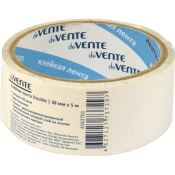 Скотч-лента двусторонняя 38мм*5м. полипропилен deVENTE. REPAIR  CRAFT арт.4163701