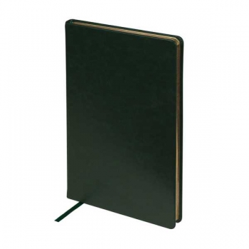 Ежедневник А5 142*212 мм, недатир. Bruno Visconti MEGAPOLIS NEBRAS 272 стр,тв. обл.,золотой срез,зеленый арт.3-693/05