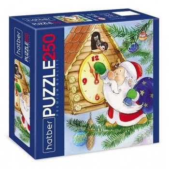 Пазл  новогодний 250 эл. Hatber Premium Праздник к нам приходит, 280х400мм арт.250ПЗ3_30805