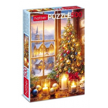 Пазл  новогодний 500 эл. Hatber Сочельник, 330х480мм арт.500ПЗ2_32926