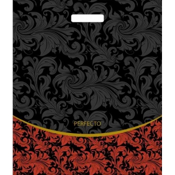 Мешок 48х42см ПВД 90мкм с вырубной ручкой, Перфекто Руж (300) арт.н00299963