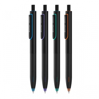 Ручка шариковая автоматическая Berlingo Writech.x100, 0.7мм, синяя, корпус ассорти арт.CBm_77515