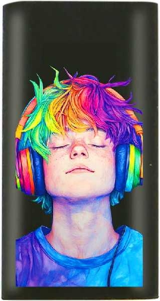 Ластик Л4 (46*25*9 мм), черный, с дизайном, в ассортименте арт.35С 2274-08