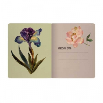 Тетрадь 48л в клетку Bruno Visconti FLORA.GARDEN, ассорти 5 видов арт.7-48-1396