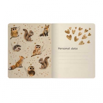 Тетрадь 48л в клетку Bruno Visconti LOVE ME. FUNNY ANIMALS, ассорти 5 видов арт.7-48-1399