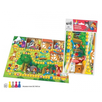 Игра настольная    Русский стиль  бродилка Цена Бум!Игра. Красная шапочка, 297*420мм, пакет с европодв.,3+  арт.07114