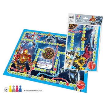 Игра настольная    Русский стиль  бродилка Цена Бум!Игра.Железная схватка, 420*594мм, пакет с европодв.,3+  арт. 07109