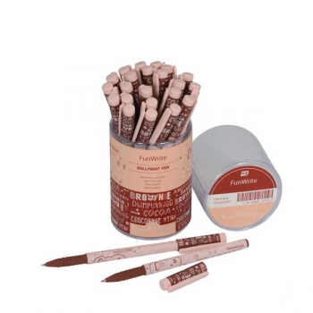 Ручка шариковая Bruno Visconti FunWrite. Coffee Time. Глясе 0,5мм, синяя арт.20-0212/67