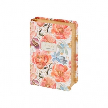 Ежедневник А7 70*108 мм, недатир. Bruno Visconti  FLORA.Цветочная феерия 416 стр,тверд.обл.,золотой срез арт.3-814/10