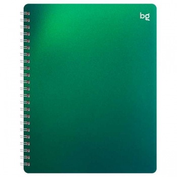 Тетрадь А5 48л в клетку на спирали BG Хамелеон, пластиковая обложка, зеленая арт.Т5гр48_пл 09329