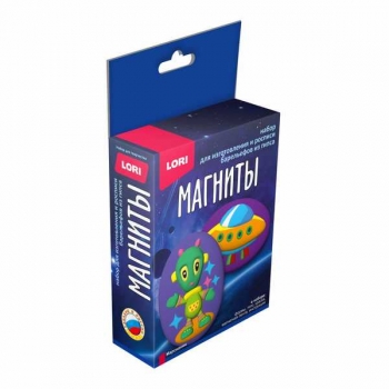 Набор для детского творчества - Магниты из гипса Марсианин (малый набор) арт.Пз/Г-043