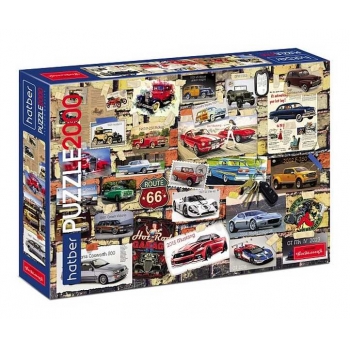 Пазл 2000 эл. Hatber Premium Ностальгия. Автомобили мира, 680х980мм, 14+ арт.2000ПЗ1_30430