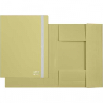 Папка А4 на резинке deVENTE sigNATURE 295*240мм, 650 мкм, фактура ткань, оливковая арт.3070501