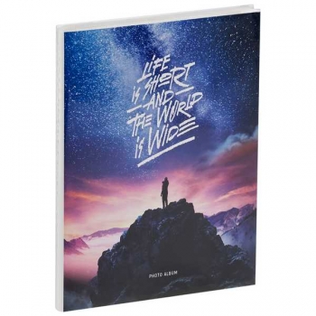 Фотоальбом 11х16см,  36 фото 10х15см, ArtSpace The world is wide,ПП карман,мягкая обл.,переплет-термосв. арт.PA_22342