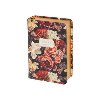 Ежедневник А7 70*108 мм, недатир. Bruno Visconti  FLORA.Lush Bouquet 416 стр,тверд.обл.,золотой срез арт.3-815/10