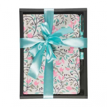 Набор подарочный Bruno Visconti  Цветочное счасть,ежедн.нед.А5+ 145*205мм,240стр,зол.срез+мет.шар.ручка арт.3-744/07-5