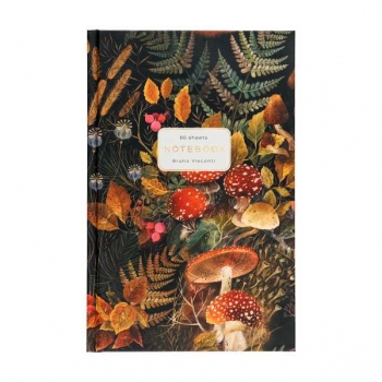 Блокнот А5 80л. престиж FLORA.FOREST FAIRY TALE, клетка, тв. обл., матовая  ламинация арт.3-80-072/44