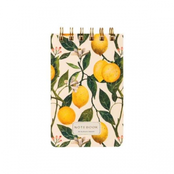 Блокнот А6- 100л на гребне Bruno Visconti CUTE JOURNAL.FLORA.PARADISE.LEMONS в линейку  арт.3-100-005/10